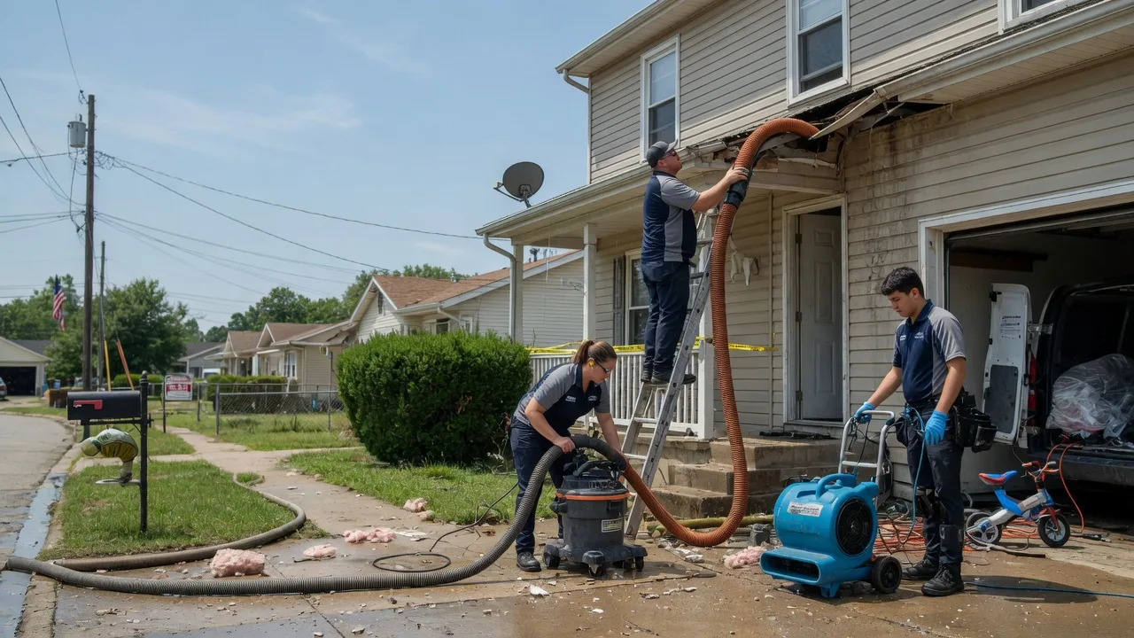 Water Damage Restoration in Walnut, KS near me
